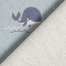 Tissu de décoration Semi-panama Baleines joyeuses – bleu,  thumbnail number 4