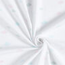 GOTS popeline coton aspect griffonnage nuages | Tula – blanc,  thumbnail number 3