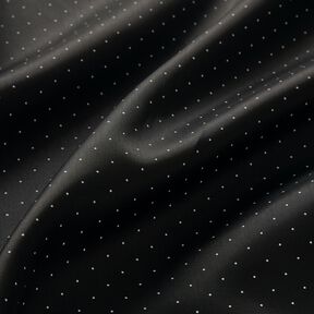 Tissu de doublure Petits pois – noir/blanc, 