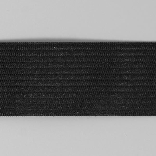 Bande en caoutchouc lisse 580 – noir | YKK,  image number 1