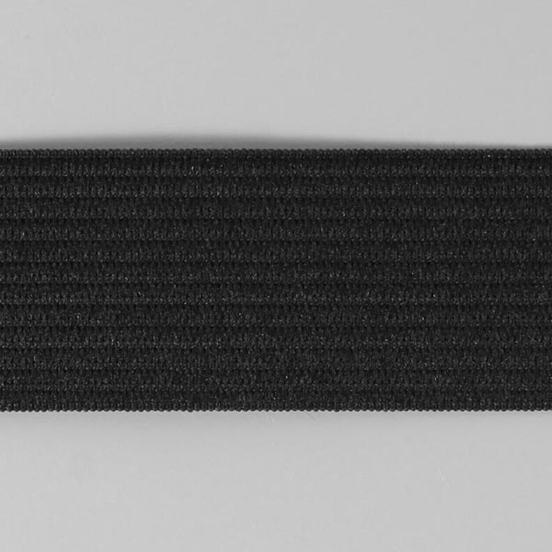 Bande en caoutchouc lisse 580 – noir | YKK,  image number 1