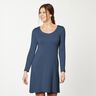 Jersey coton Medium uni – bleu océan,  thumbnail number 7