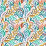 Tissu en coton Cretonne Feuilles et brindilles délicates – blanc/rose clair,  thumbnail number 1