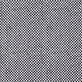 GOTS Jersey coton Mini-carreaux | TCC x LOOKS by Wolfgang Joop – noir/blanc, 