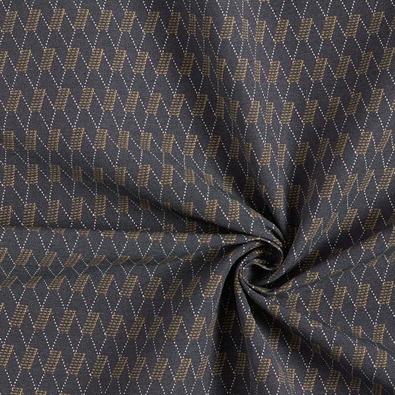 Jean stretch Losanges abstraits – granit,  image number 3
