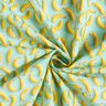 Tissu en coton Popeline bananes – eucalyptus/jaune soleil,  thumbnail number 3