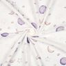 GOTS Tissu double gaze de coton Ciel nocturne Impression numérique | Poppy Fabrics – ivoire/mauve,  thumbnail number 3