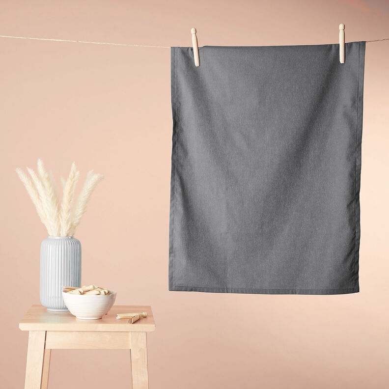 Tissu en coton Cretonne Uni – gris éléphant, image number 8