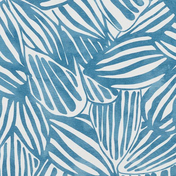 Tissu d’extérieur Canvas Feuilles abstraites – bleu, image number 6