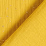 Tissu double gaze de coton taches dorées éparses – curry/or,  thumbnail number 4