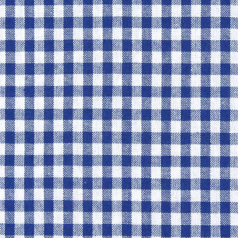 Tissu en coton Vichy à carreaux 0,5 cm – bleu roi/blanc,  image number 1