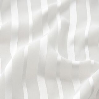 Mousseline rayures satin – blanc, 
