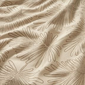 Tissu de décoration Jacquard Contours de feuilles – nature, 