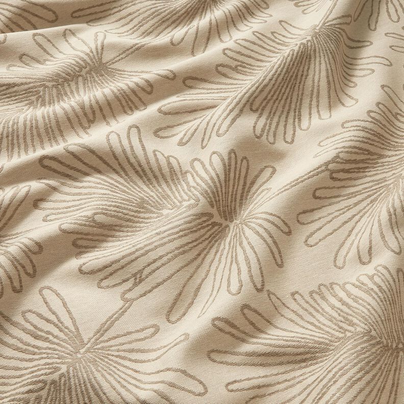 Tissu de décoration Jacquard Contours de feuilles – nature,  image number 2
