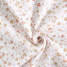Tissu double gaze de coton Fleurs abstraites – blanc,  thumbnail number 3