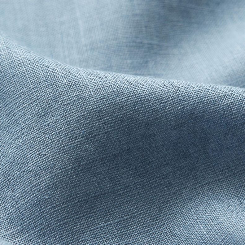 Lin mélangé léger prélavé – bleu brillant, image number 3