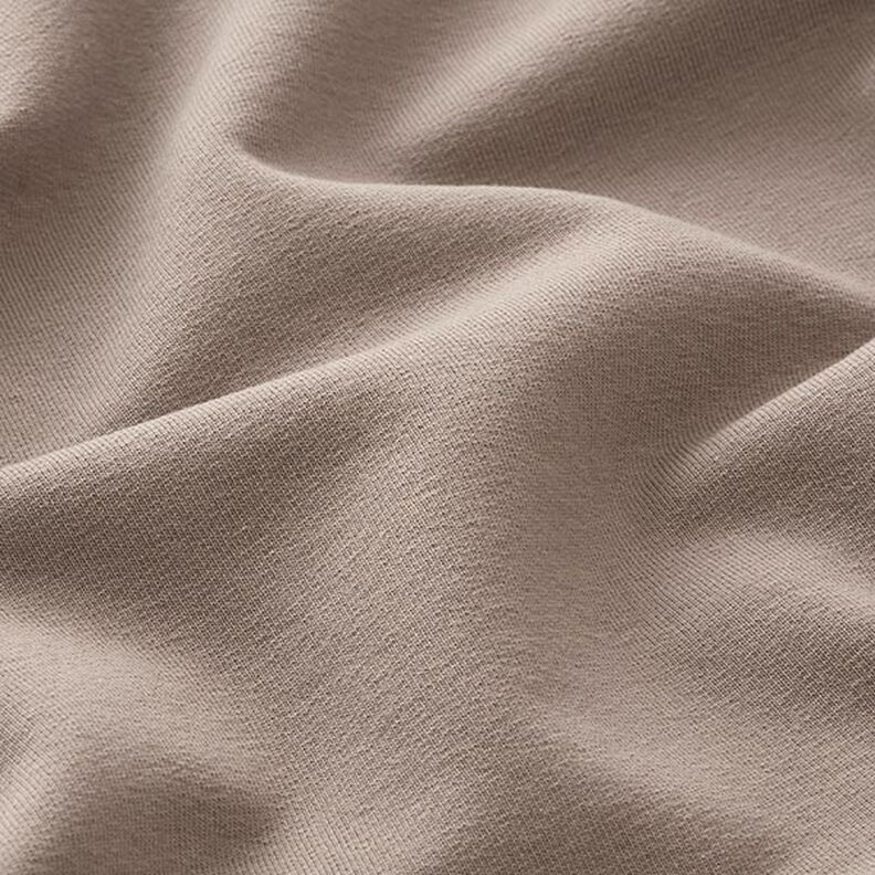 Molleton coton léger uni – taupe foncé, image number 4