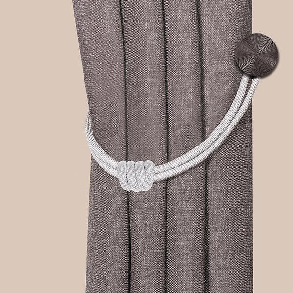 Embrasse avec nœud roulé [65cm] – noir | Gerster,  image number 2