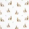 GOTS Jersey coton Famille de girafe Impression numérique | Poppy Fabrics – blanc/marron clair,  thumbnail number 1