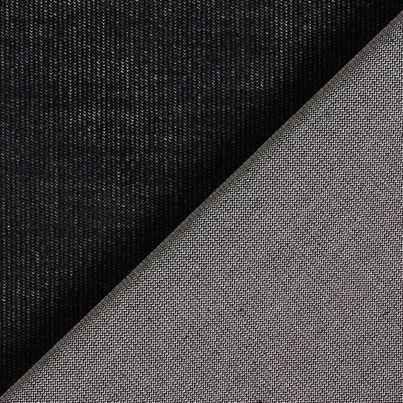 Velours côtelé fin stretch look jean – noir,  image number 3