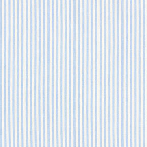 Mélange coton viscose Rayures – bleu clair/écru, 