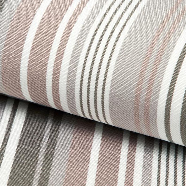 Extérieur Tissu pour chaise longue Rayures verticales 45 cm – gris,  image number 1