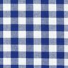 Tissu en coton Vichy à carreaux 1,7 cm – bleu roi/blanc,  thumbnail number 1