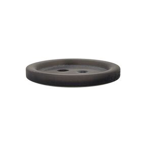Bouton plastique 2 trous Basic - gris, 