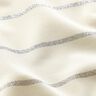 Jersey à rayures pailletées larges – blanc/argent métallisé,  thumbnail number 3