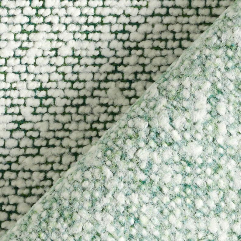 Tissu d’extérieur Bouclé fin – vert/écru,  image number 4