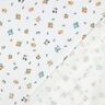 Tissu double gaze de coton Petite fleur | Poppy Fabrics – ivoire/orange pêche,  thumbnail number 4