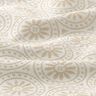 Tissu d'extérieur Jacquard Ornements cercle – beige/écru,  thumbnail number 2