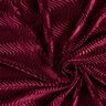 Velours stretch gaufré – rouge bordeaux,  thumbnail number 3