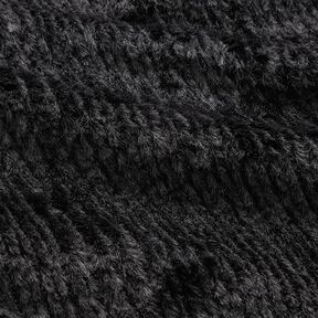 Fausse fourrure Torsades – noir, 