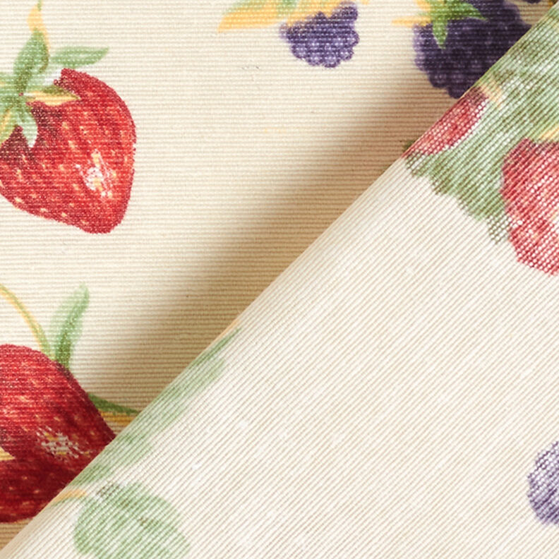 Coton enduit Baies – crème,  image number 4