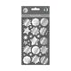 Autocollant miroir chiffres de l'Avent [ 24 Pièces ] – argent,  thumbnail number 2