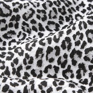 Viscose mélangée Imprimé léopard – gris, 