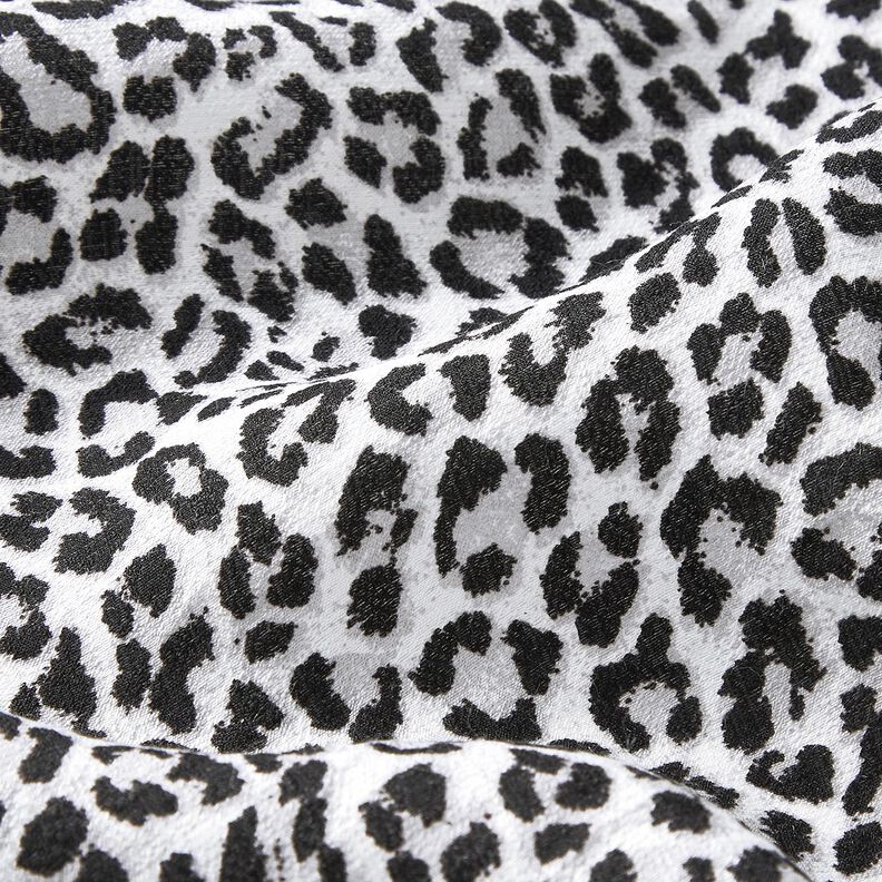 Viscose mélangée Imprimé léopard – gris,  image number 2