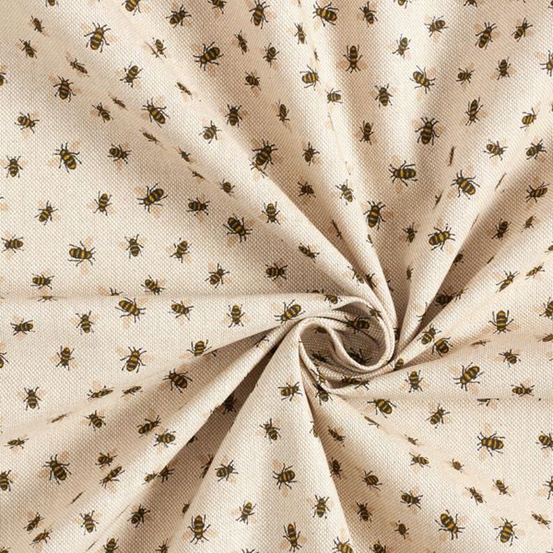 Tissu de décoration Semi-panama Famille d’abeilles – nature, image number 5