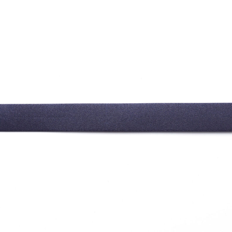 Biais Satin [20 mm] – bleu marine,  image number 1