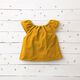 GOTS Tissu double gaze de coton | Tula – jaune curry,  thumbnail number 5