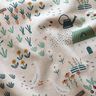 Tissu de décoration Semi-panama ferme – nature/vert,  thumbnail number 2
