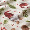 Tissu de décoration Canvas Lutin avec chapeau – beige clair/rouge foncé,  thumbnail number 2
