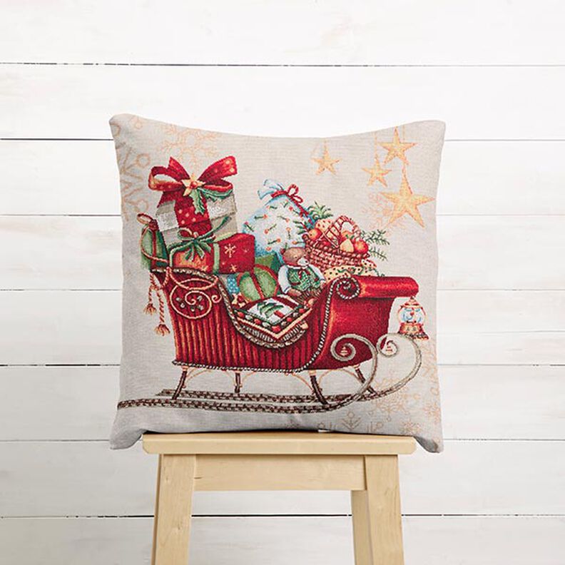 Tissu de décoration pièce Gobelin Luge – beige, image number 5