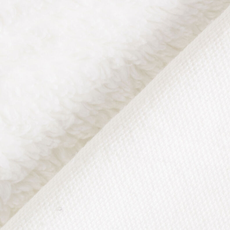 Sherpa Coton mélangé Uni – écru, image number 4