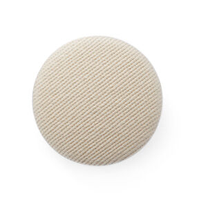 Bouton recouvert, Tissu croisé coton stretch – beige, 