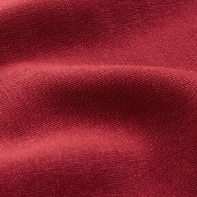 Pur lin lourd Uni – rouge foncé, 