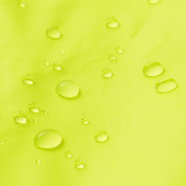 Tissu pour veste hydrofuge ultra léger – jaune fluo,  image number 5