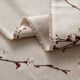 Tissu de décoration Semi-panama fleur de cerisier japonais – nature/bordeaux,  thumbnail number 3