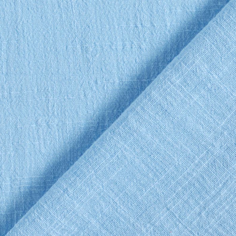 Tissu en coton aspect lin – bleu clair,  image number 3